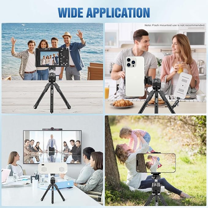 LEOFOTO 9.84" Aluminum Table Tripod - Image 8
