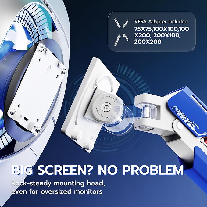 ARES WING Heavy Duty Ultrawide Monitor Arm - Image 6