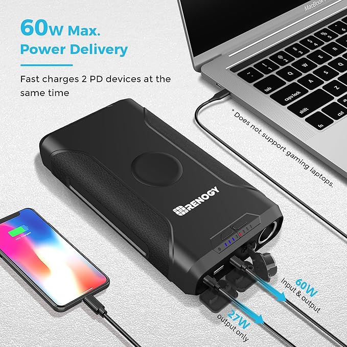 Renogy 72000mAh 266Wh 12v Power Bank - Image 2