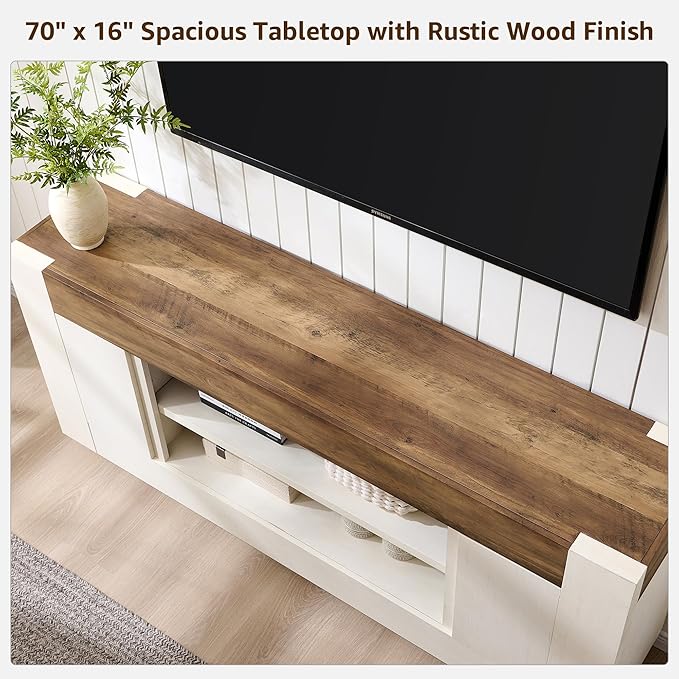 OKD Modern 70" TV Stand, Entertainment Center - Image 4