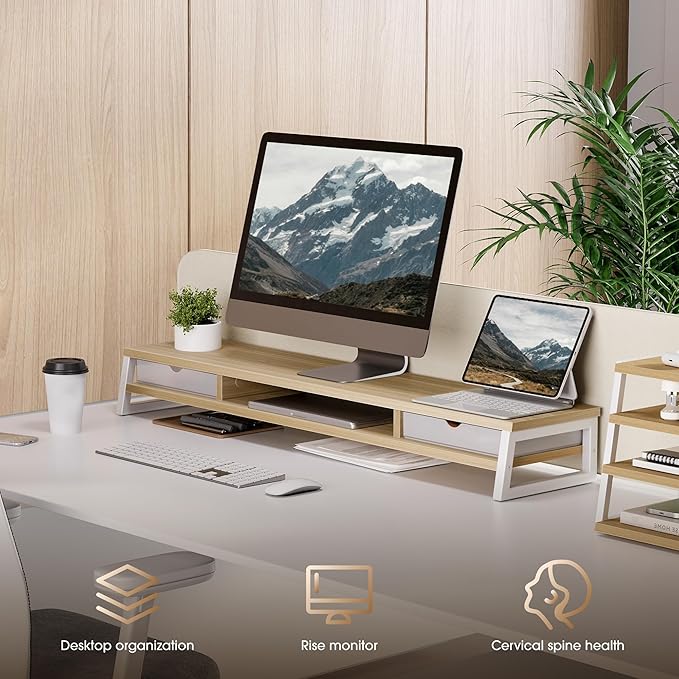 Fenge Dual Monitor Stand, Monitor Riser - Image 7