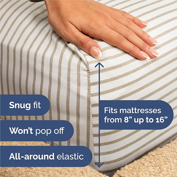 Split King Size 5 Piece Sheet Set - Image 3