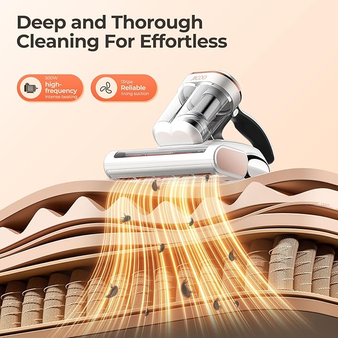 JIGOO J300 Lite Mattress Vacuum Cleaner，500W Bed Vacuum Cleaner - Image 2