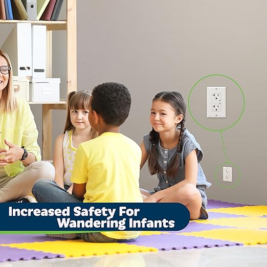 TOPGREENER Decorator Receptacle Outlet w/Surge Protector and Grounding Indicator - Image 7