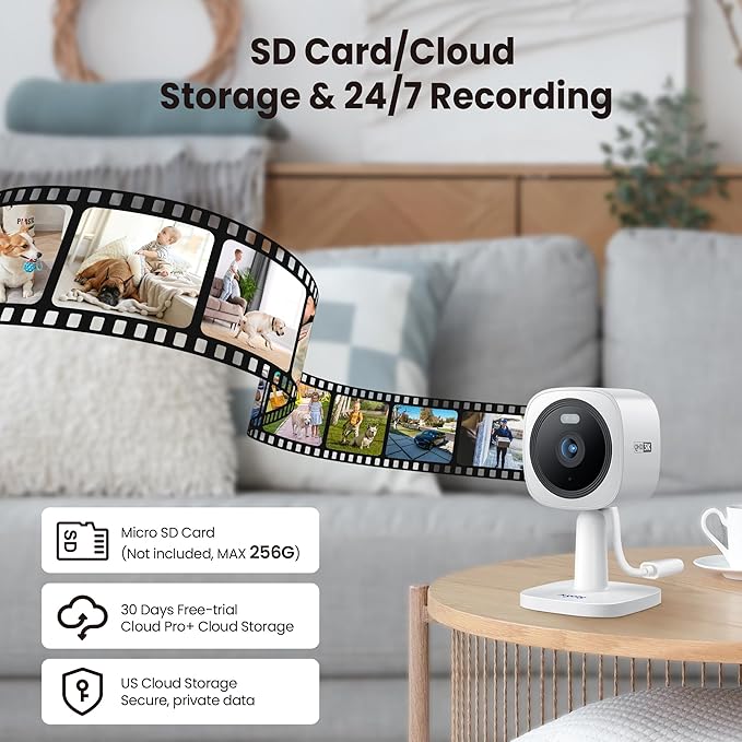 Hugolog 3K 5MP Outdoor Indoor Security Cameras - Image 9