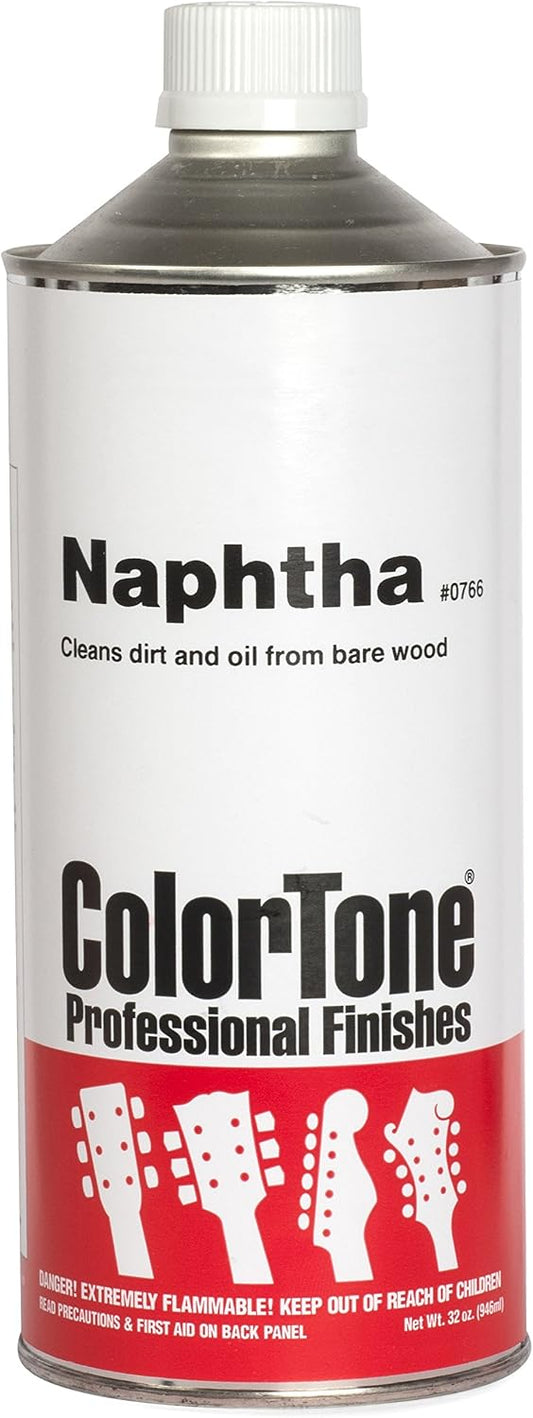 ColorTone Naphtha Solvent – 32 oz (946ml) – Fast-Evaporating Cleaner for Wood Finishes – Removes Oil Wax Silicone and Grease – Substitute for Mineral Spirits – Use on Lacquer or Shellac