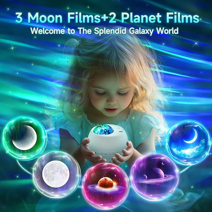 Northern Lights Projector, 300+Lighting Modes Galaxy Projector - Image 7