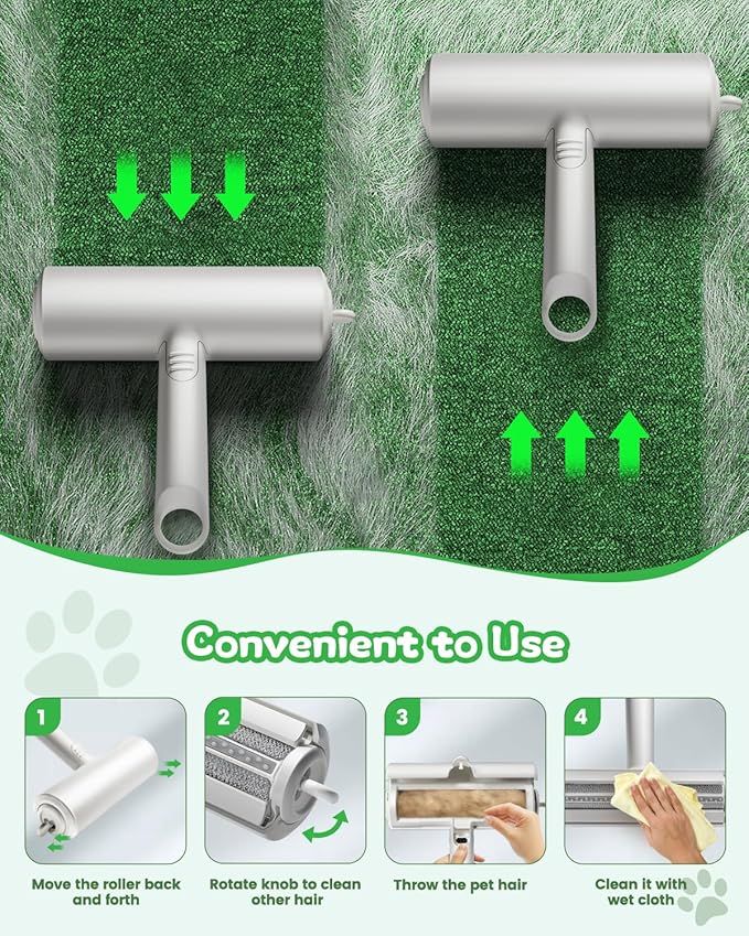 Pet Hair Remover, DAINTIER Reusable Removal Tool, Upgraded Lint Removal - Image 3