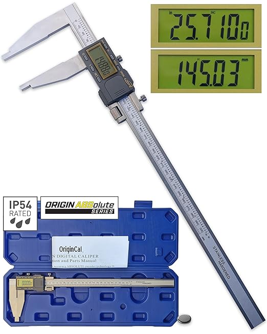 iGAGING Absolute Origin Heavy Duty 12" Digital Caliper, IP54 Electronic by iGaging
