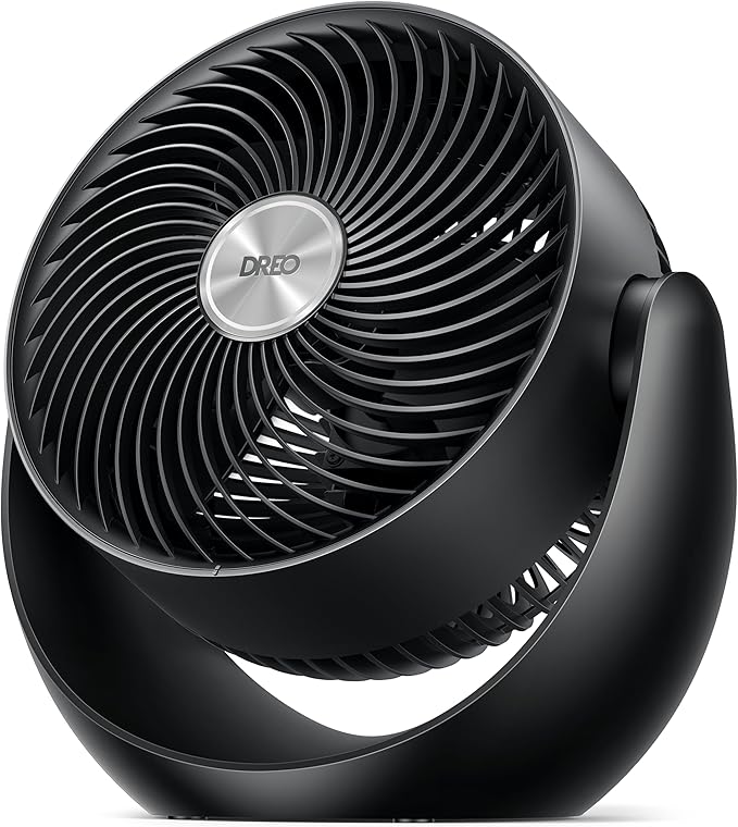 Dreo Fan for Bedroom, Table Air Circulator for Whole Room, 11 Inch, 40ft Strong by DREO