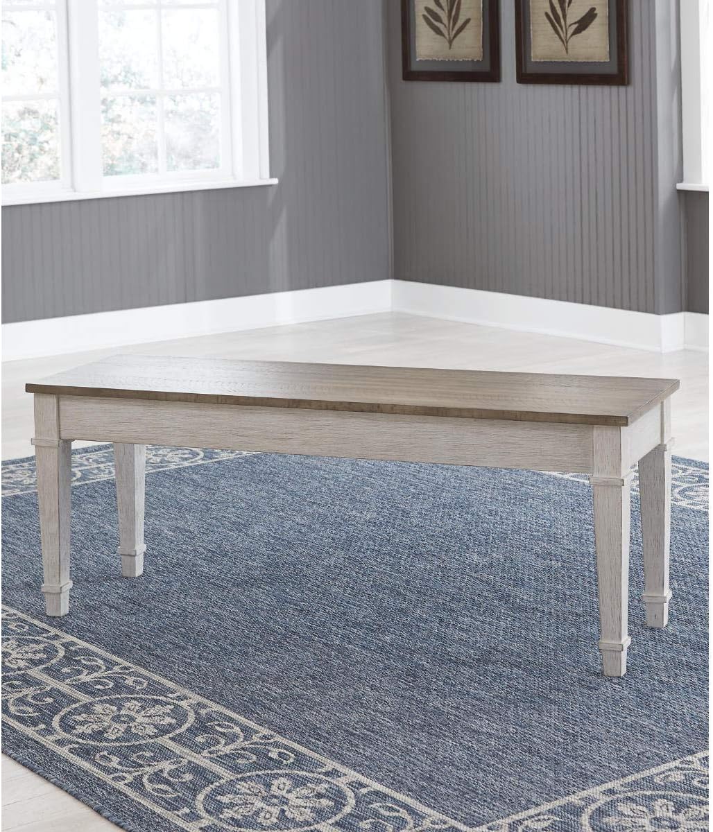 signature design by ashley skempton farmhouse storage bench, view 11