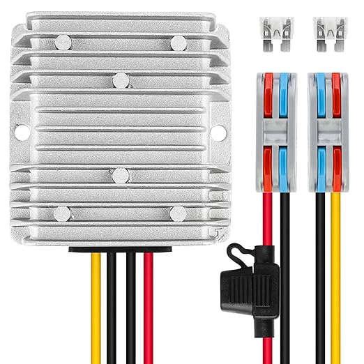 DC Voltage Reducer DC 24V Step Down to 12V 20A 240W Voltage Regulator Power by SUPERNIGHT