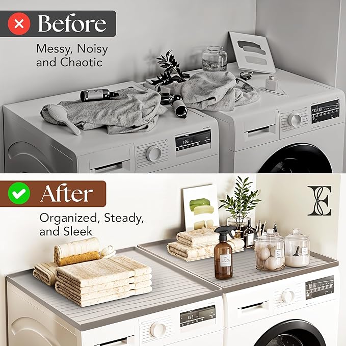 1 PC Washer and Dryer Top Cover Protectors 25" x 25", Laundry Machine Dust - Image 7