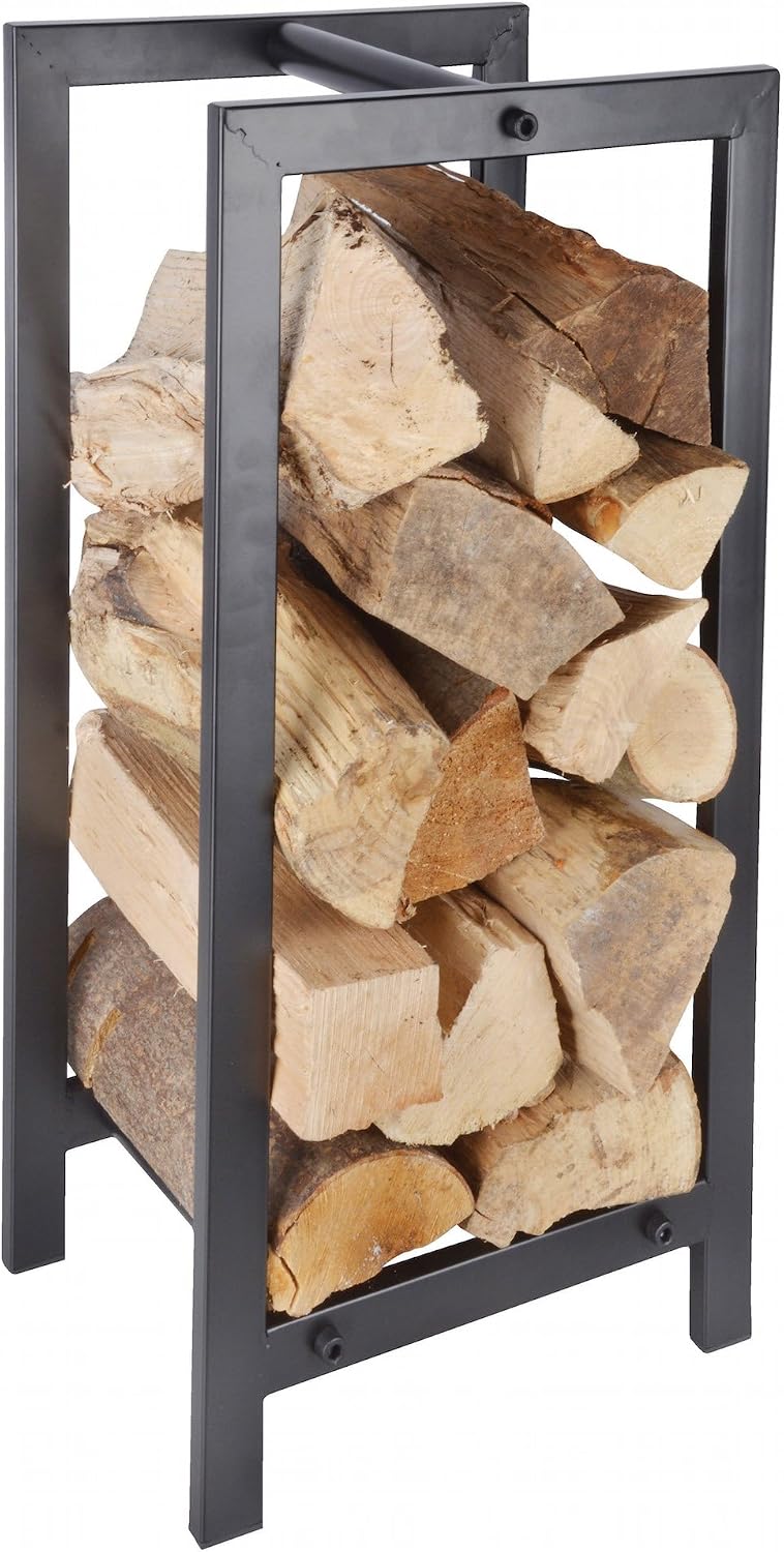 esschert design ff232 wood storage/carrier - powder coated, main product view
