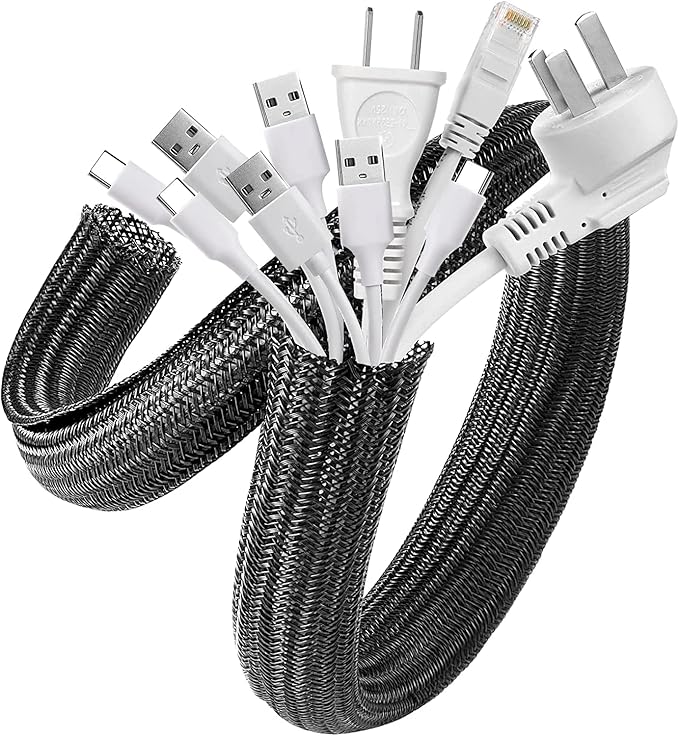 AGPTEK Cable Sleeve Cover, 10ft by AGPTEK