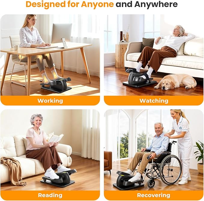 Under Desk Elliptical Machine, Ellipse Leg Exerciser as Seen on TV - Image 3