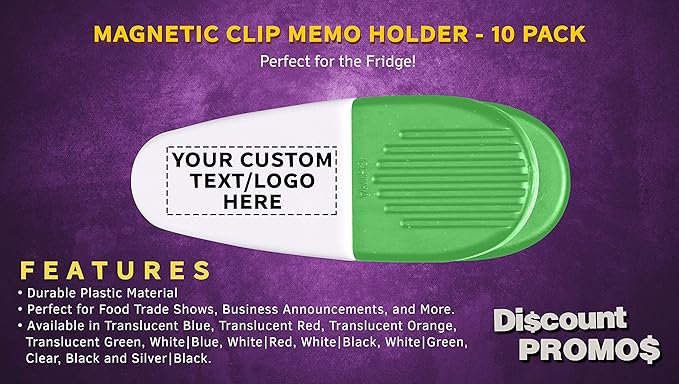 10 Magnetic Memo Holders Set - Image 2