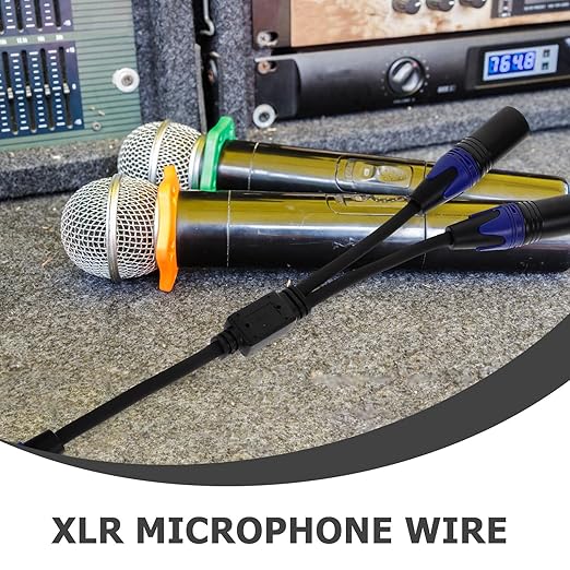 2pcs 2pcs Braided Audio Splitter Cable Male to Dual Female Microphone Accessory - Image 3