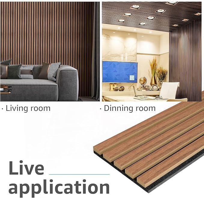 Art3d 4pcs-107 x 8in Slat Acoustic Panel - Image 3