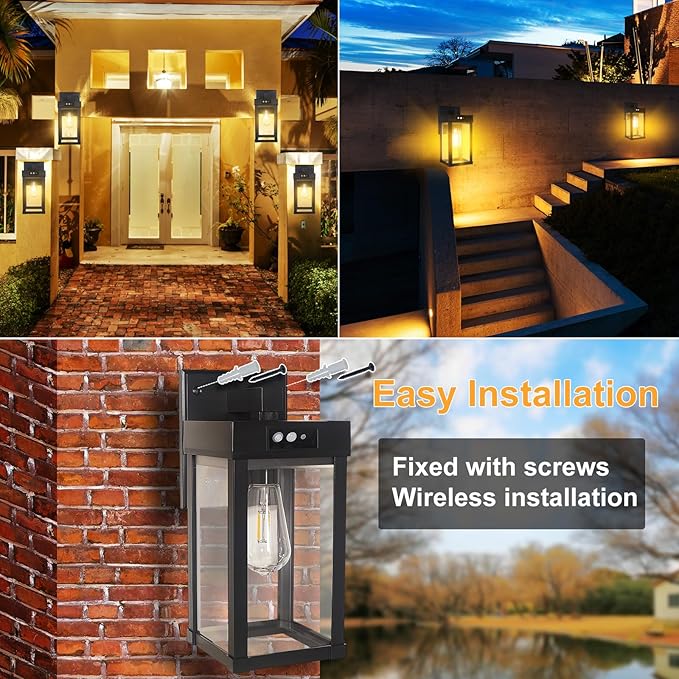 CYHKEE Solar Wall Lights Outdoor Waterproof - Image 6