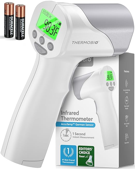 Medical Grade FSA-HSA Eligible Heavy Duty Touchless Infrared Forehead by Thermobio%C2%AE