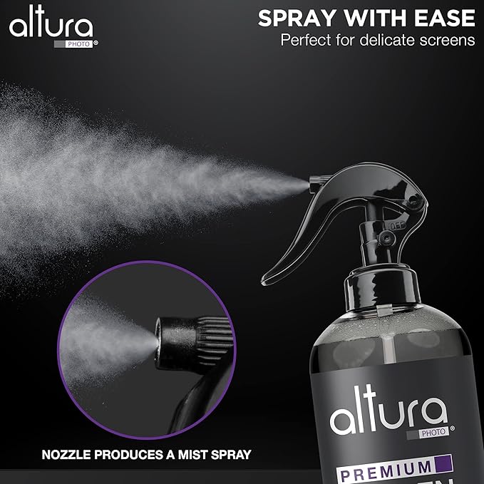 Screen Cleaner Spray & Wipe Kit Computer Screen Cleaner + 2 Microfiber Cleaning - Image 5