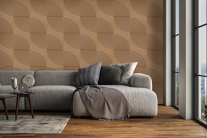From Plain To Beautiful In Hours 9002 Arc Swell PVC 12 in x 12 in Peel and - Image 11