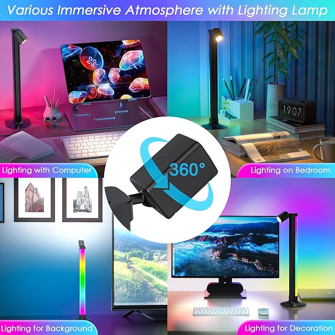 Smart Light Bar with Swivel Lamp, LED Light Bar - Image 4