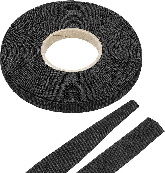MECCANIXITY Braided Cable Sleeves Heat Shrinkable Fabric Sleeving, 5/16" 40ft by MECCANIXITY