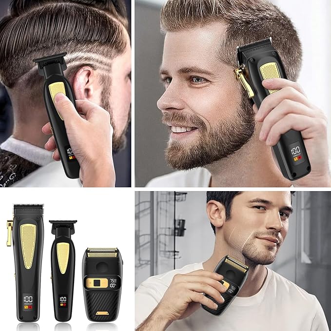 RESUXI Hair Clippers for Men Cordless Hair Trimmer Electric Shavers for Men Set - Image 6