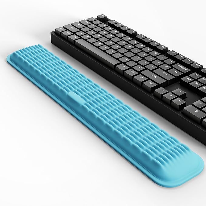 MEKASS Keyboard Wrist Rest, Soft Memory Foam Wrist Support by Mekass