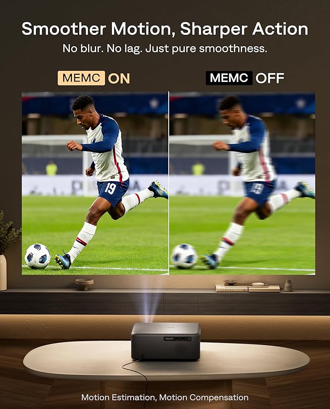Aurzen EAZZE D1 MAX Upgraded Google TV Smart Projector 4K Supported, 1000 ANSI - Image 4