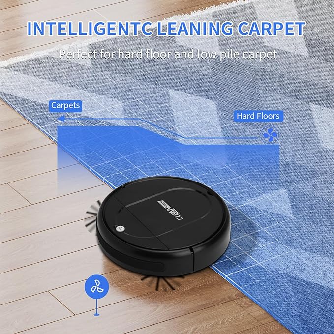 Robot Vacuum, Featuring a 3-in-1 Comprehensive Cleaning System That vacuums and - Image 4