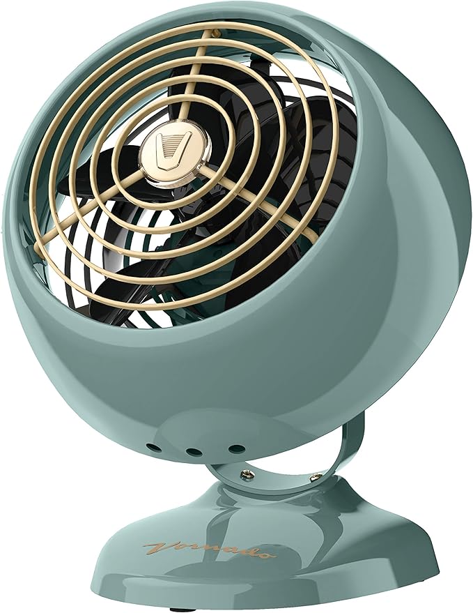 Vornado VFAN™ Mini Fan, Classic Vintage Fan, Retro Metal Air Circulator by Vornado