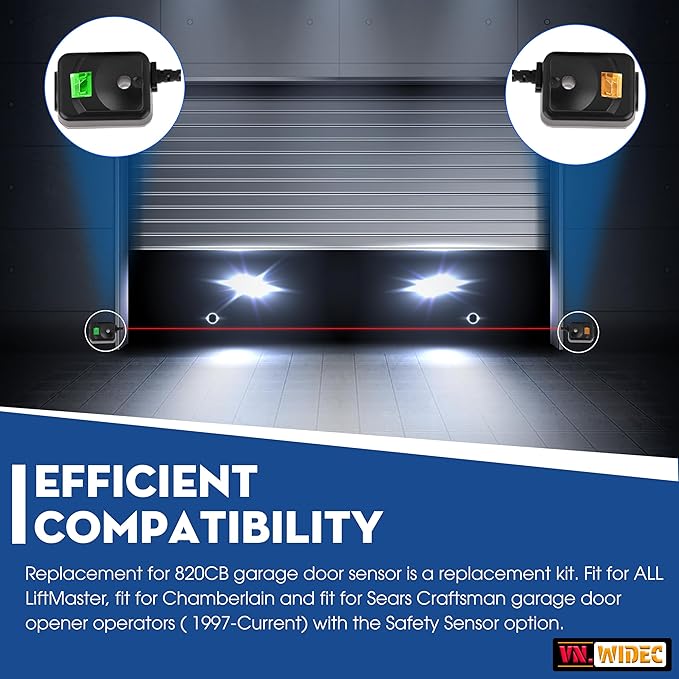 Upgraded 820CB Compatible with Liftmaster Chamberlain Sears Craftsman Garage - Image 2