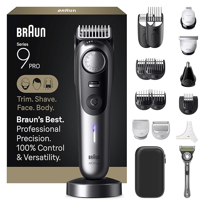 Braun Series 9 PRO All-in-One Beard and Body Trimmer by Braun
