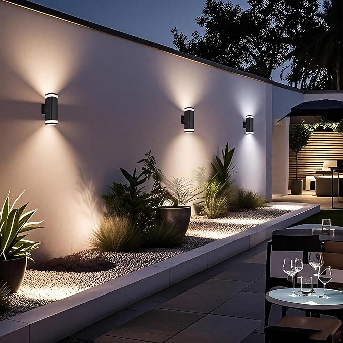 rosykite LED Outdoor Wall Sconce, Dusk to Dawn Outdoor Lighting Fixture - Image 3