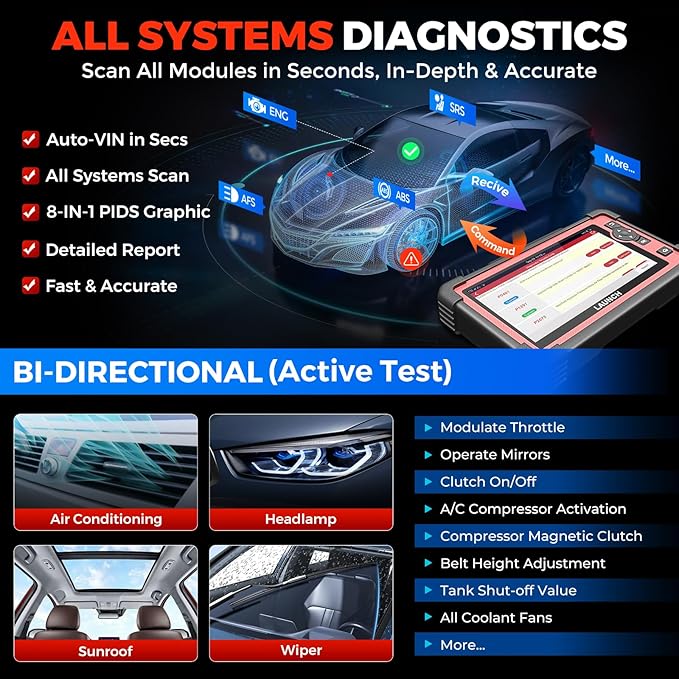 LAUNCH X431 CRP919E OBD2 Scanner, 2026 Bidirectional Scan Tool as CRP919EBT - Image 5