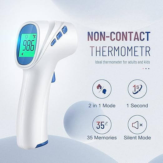 Forehead Thermometer for Adults and Kids, Digital Baby Thermometer - Image 2