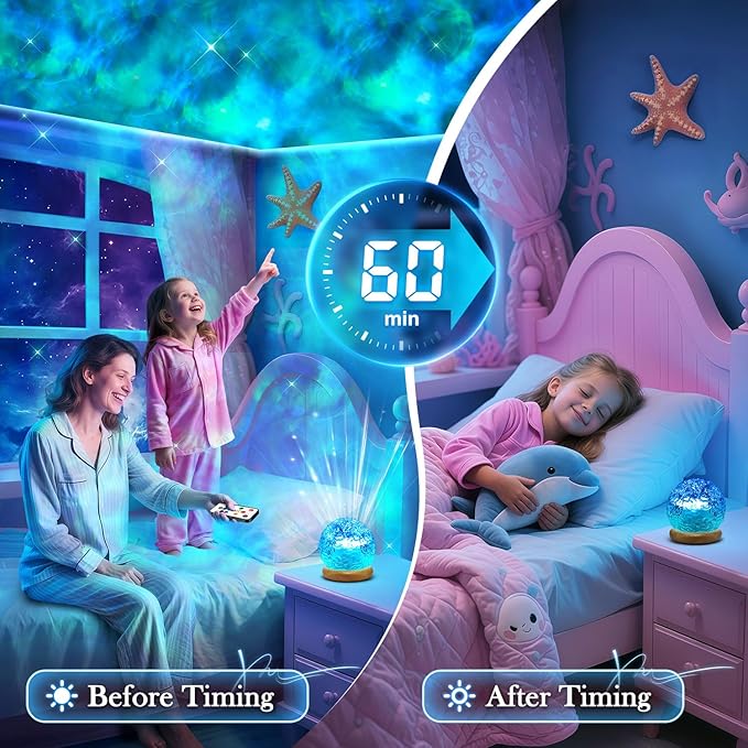 Trendy Valentine's Day Gifts for Teen, 18 Colors Northern Lights Projector Mood - Image 6