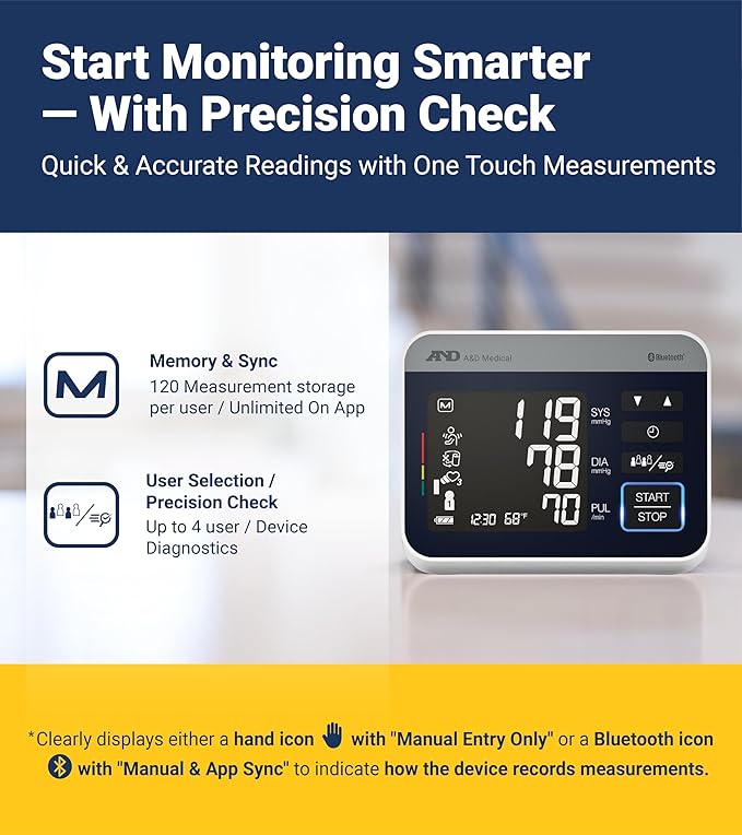 A&D Medical Precision Check Pro Blood Pressure Monitor - Image 5
