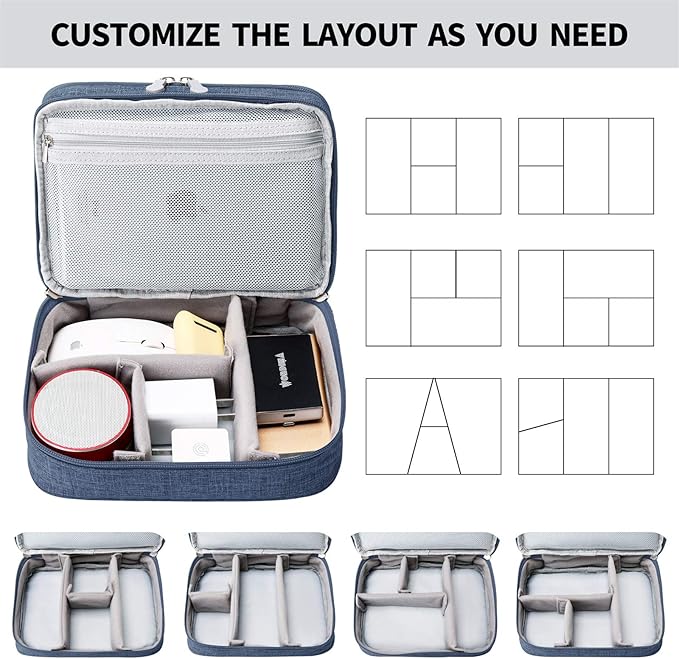 mygreen Electronic Organizer Travel Cable Organizer Bag - Image 5