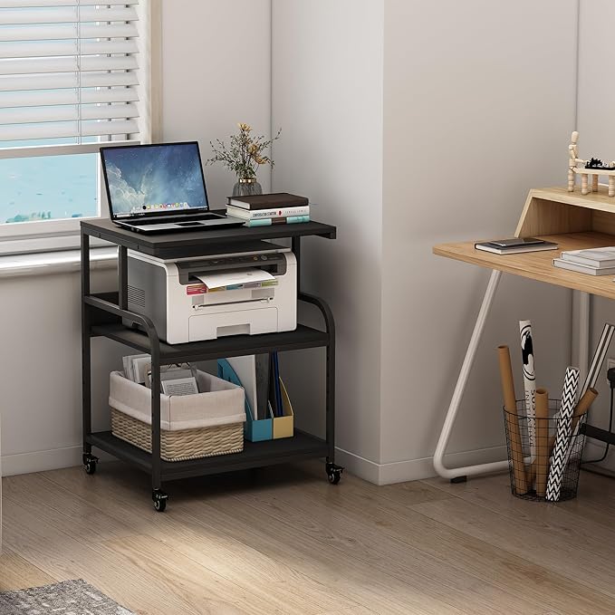 Fannova Printer Stand, 23.6 x18.9 x 30 Inches Large Printer Table - Image 7
