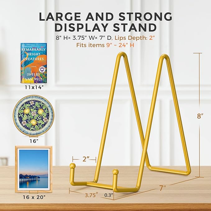 TR-LIFE 8 Inch Large Plate Stands - Image 3