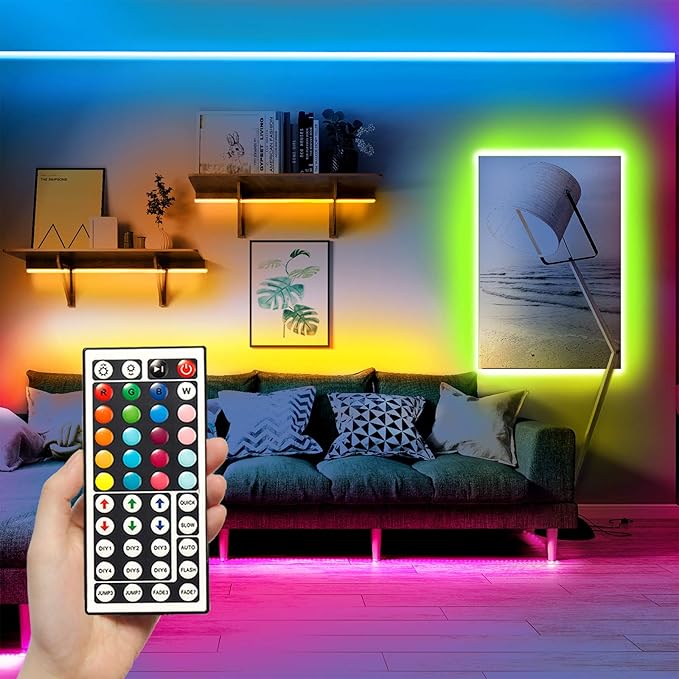 DAYBETTER Led Lights 2 Ports 44 Key Remote Control, Dimmer - Image 2
