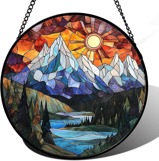 AMDERVEN Stained Glass Window Hanging by amderven