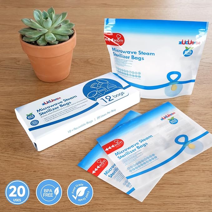 Microwave Steam Sterilizer Bags 12pc - Image 6