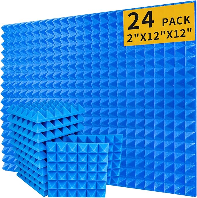 Saiqiang Blue Pyramid Sound Proof Foam Panels by Saiqiang
