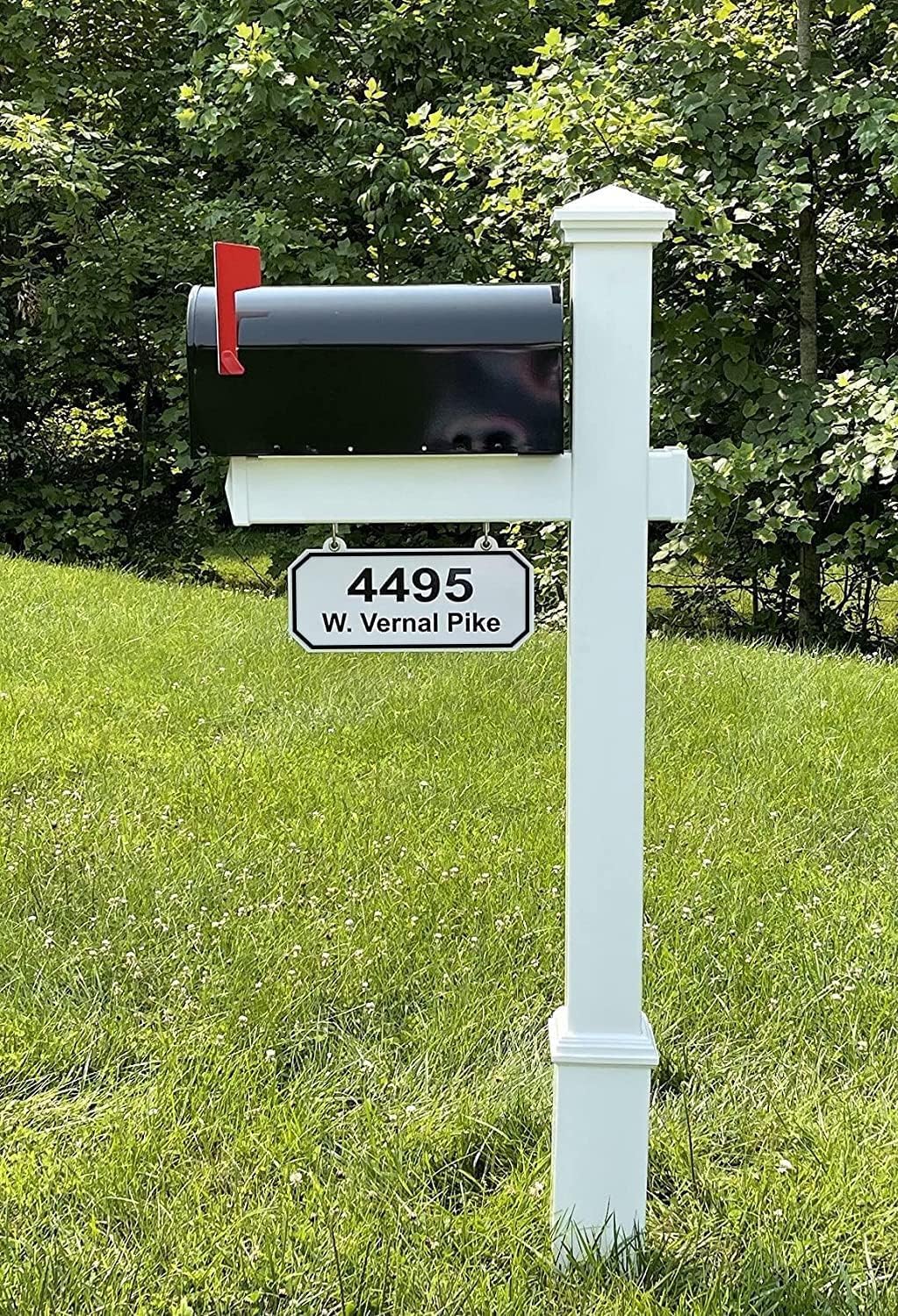 4Ever Products Fitzgerald Mailbox (Large) | Complete mailbox system includes personalized address plate. Available in large or standard size.