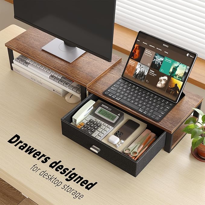 WOHOMO Dual Monitor Stand Riser - Image 4